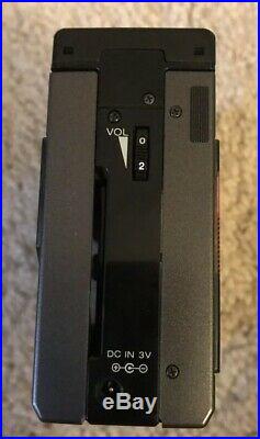 VTG Sony Double Cassette Recorder Walkman in Case WM-W800 AS IS + Headphones