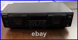 VTG Sony Dual Cassette Deck Model TC-WE635 Serial # 8120476