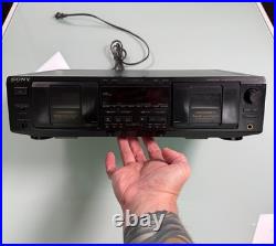 VTG Sony Dual Cassette Deck Model TC-WE635 Serial # 8120476