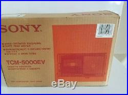 VTG Sony Professional TCM5000EV Cassette Recorder Power adapter Ear Original Box
