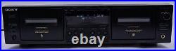 VTG Sony TC-WE475 Stereo Dual Cassette Tape Deck Recorder Auto Reverse Tested
