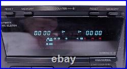 VTG Sony TC-WE475 Stereo Dual Cassette Tape Deck Recorder Auto Reverse Tested