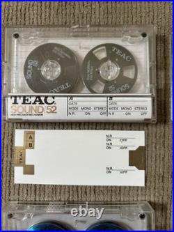 VTG TEAC Sound 52 Reel to Reel Audio Cassette Tape Green Normal Bias Lot Of 6 NR