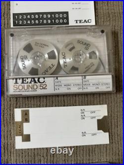 VTG TEAC Sound 52 Reel to Reel Audio Cassette Tape Green Normal Bias Lot Of 6 NR
