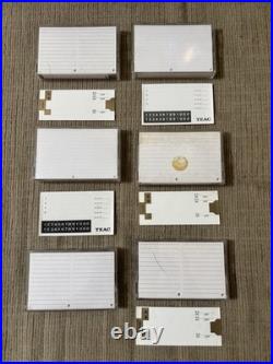 VTG TEAC Sound 52 Reel to Reel Audio Cassette Tape Green Normal Bias Lot Of 6 NR