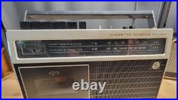Very Rare Vintage Sony CF-400 Cassette-Corder AM/FM Radio Works Great 1970s