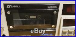 Very rare vintage SANMSUI MR-6 6 track multi recording cassette deck 220 240 AC