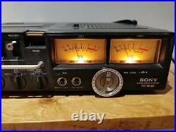 Very rare vintage high spec Sony TC-158SD portable cassette recorder. Retro