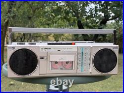 Victor RC-S33 Rare Vintage Cassette Recorder Boombox Working JVC Stereo Warranty