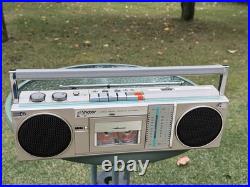 Victor RC-S33 Rare Vintage Cassette Recorder Boombox Working JVC Stereo Warranty