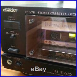 Victor cassette deck TD-V711 recording music player audio system vintage