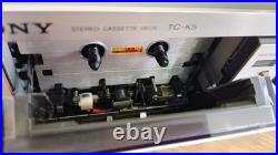 Video/serviced' Sony TC-K5 vintage old cassette tape recorder deck- Rackmount Video/serviced' Sony TC-K5 vintage old cassette tape recorder deck- Rackmount