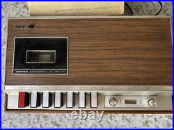 Vintage 1969 Ampex Micro 86 20 Watts Cassette Recorder With Original Manual
