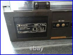 Vintage 1970's Sanyo G 1002 Music Centre Record Cassette Deck & Radio -Japan