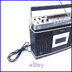 Vintage 1970's Sony CF-550A AM FM Radio Cassette Player Recorder Stereo Boombox
