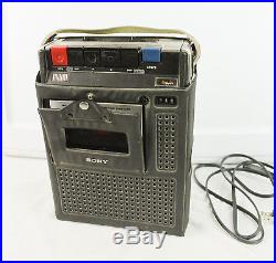 Vintage 1970's Sony TC-92 Cassette Corder Recorder Tape Deck Portable With Case