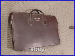 Vintage 1970s SONY TC-124CS Stereo Cassette-Corder Recorder Speakers, Mic Bag 20