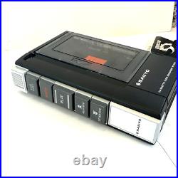 Vintage 1975 Sanyo Cassette Player recorder M1001 Mint Vintage 1975 Sanyo Cassette Player recorder M1001 Mint