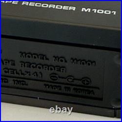 Vintage 1975 Sanyo Cassette Player recorder M1001 Mint Vintage 1975 Sanyo Cassette Player recorder M1001 Mint
