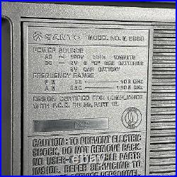 Vintage 1976 Sanyo AM/FM Radio Stereo Cassette Player Recorder Boombox RARE READ