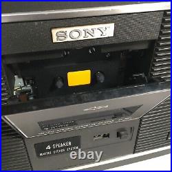 Vintage 1976 Sony CF-580 Boombox (AM/FM Cassette recorder) Nice And Loud