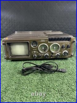 Vintage 1978 JCPenney Solid State TV Raido/Cassette Recorder Tested Video Proof