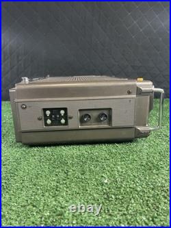 Vintage 1978 JCPenney Solid State TV Raido/Cassette Recorder Tested Video Proof