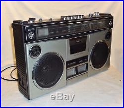 Vintage 1980 Sanyo M4500k Stereo Radio Cassette Player Recorder Japan