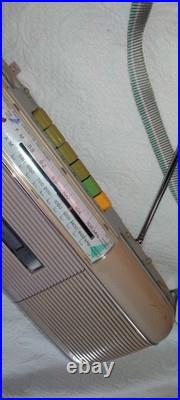 Vintage 1980's SHARP QT-50L AM/FM Stereo Radio Cassette Recorder Good condition