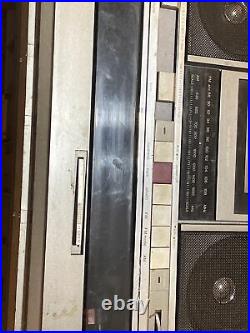 Vintage 1980s Panasonic SG-J500 Record Player Radio Cassette Tape Boombox