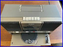 Vintage 1980s Panasonic SG-J500 Record Player Radio Cassette Tape ghetto blaster