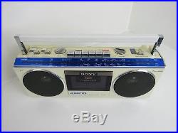 Vintage 1980s SONY Boombox CFS-330S Cassette Recorder AM /FM