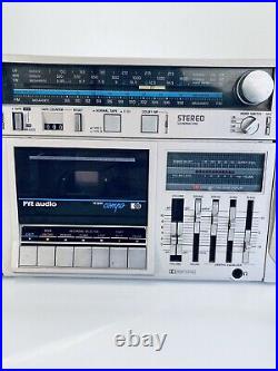 Vintage 1980s Stereo Radio Cassette Recorder Pye TR2894 Mini Compo Boom Box