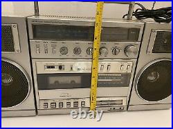 Vintage 1982 Jc Penney Boombox Stereo Radio Cassette/recorder 681-3903 Works