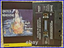 Vintage 1984 Cassette Tape Fates Warning Night On Bröcken Banzai Records