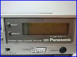 Vintage 1984 Panasonic PV-9000 & PV-A860 Portable Video Cassette Recorder Tested