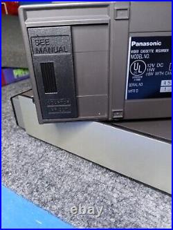 Vintage 1984 Panasonic PV-9000 & PV-A860 Portable Video Cassette Recorder VHS