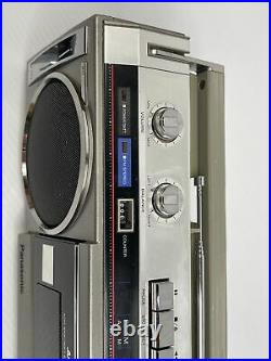 Vintage 1984 Panasonic RX F4 Ambience Boombox FM/AM Radio Cassette Recorder
