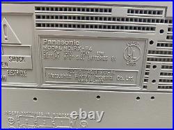 Vintage 1984 Panasonic RX F4 Ambience Boombox FM/AM Radio Cassette Recorder NICE