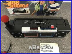 Vintage 1985 Gabriel Star Studio Record with the Starts Dual Cassette Boombox