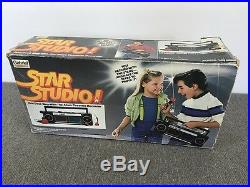 Vintage 1985 Gabriel Star Studio Record with the Starts Dual Cassette Boombox