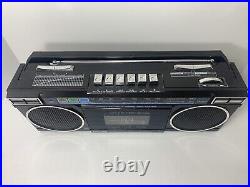 Vintage 1986 Lenoxx Sound Stereo Radio Cassette Recorder Deck CT-729 Tested