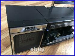 Vintage 1986 Panasonic RX-C53 Boombox Equalizer Cassette Player Recorder Radio