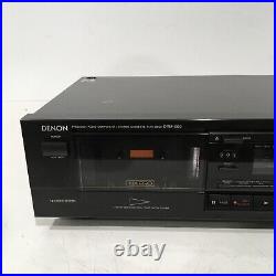 Vintage 1989 Denon DRM-500 Cassette Deck Serviced New Belts