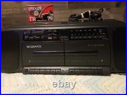 Vintage 1989 Magnavox AZ8390 Radio Cassette Recorder CDPlayer Boombox RARE Works