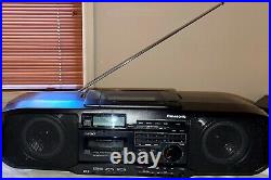 Vintage 1989 Panasonic RX-DS30 AM/FM Radio Cassette Recorder CD Boombox WORKS