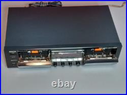 Vintage 1990 DENON DRW-750A Dubbing Stereo Double Cassette Tape Deck Recorder
