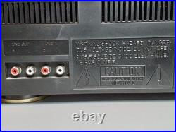 Vintage 1990 DENON DRW-750A Dubbing Stereo Double Cassette Tape Deck Recorder