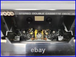Vintage 1990s Kenwood KX-W8010 Double Cassette Deck Tape Recorder Dubbing Vintage 1990s Kenwood KX-W8010 Double Cassette Deck Tape Recorder Dubbing