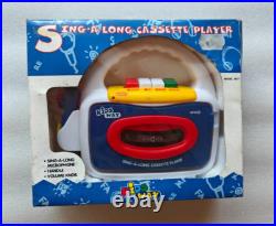 Vintage 1990s Kids Way Sing A Long Cassette Player Tape Recorder Model 8017 New Vintage 1990s Kids Way Sing A Long Cassette Player Tape Recorder Model 8017 New